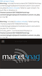 Mobile Screenshot of marketsnag.com
